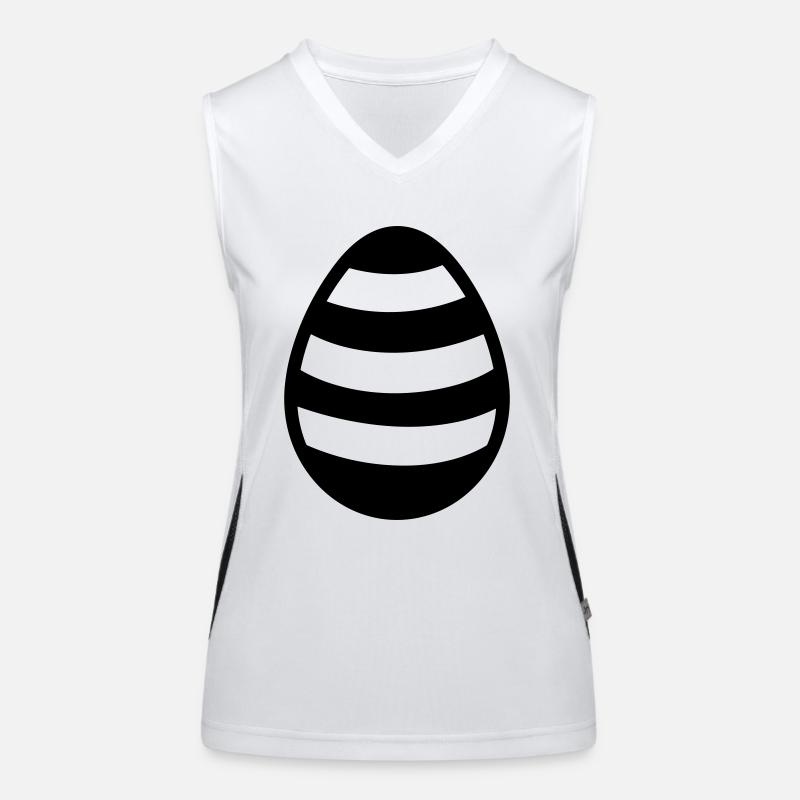 oeuf de paques Débardeur respirant contrasté Femme