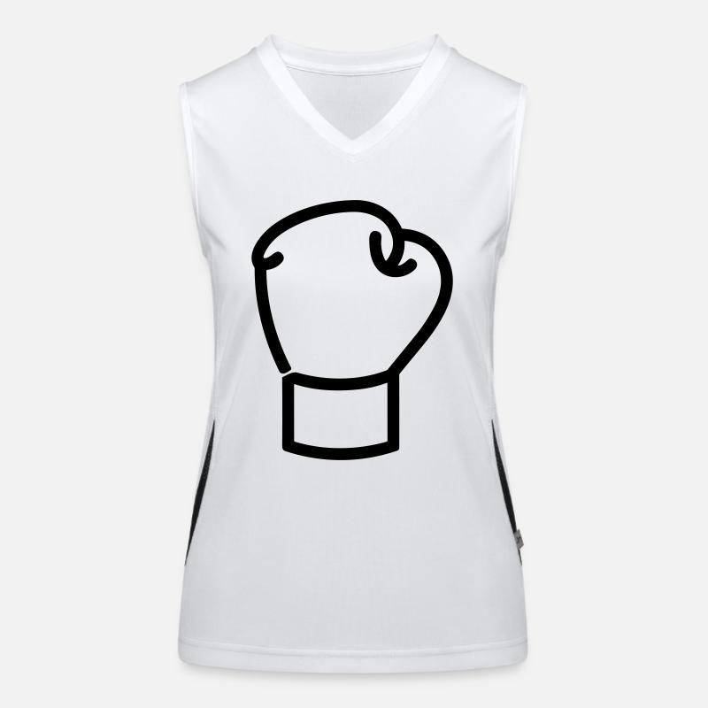 gant de boxe Débardeur respirant contrasté Femme