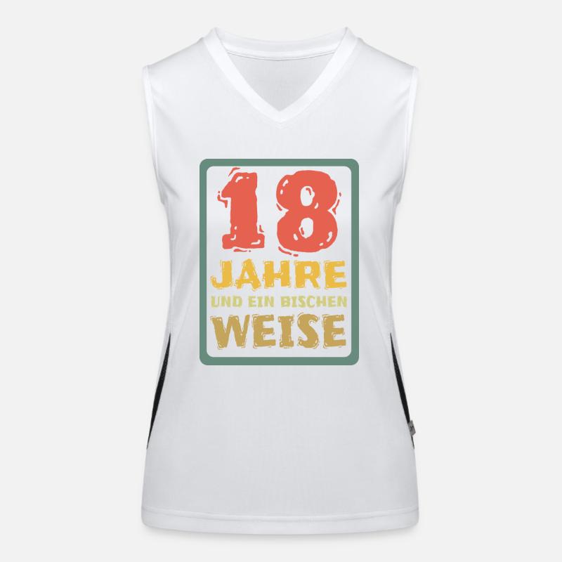 18 Funktionelles Kontrast-Tank Top für Frauen