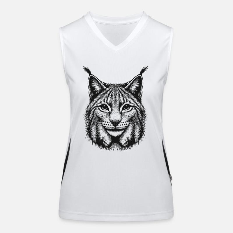 Luchs Funktionelles Kontrast-Tank Top für Frauen