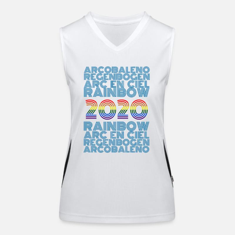 Rainbow 2020 Women's Functional Contrast Tank Top