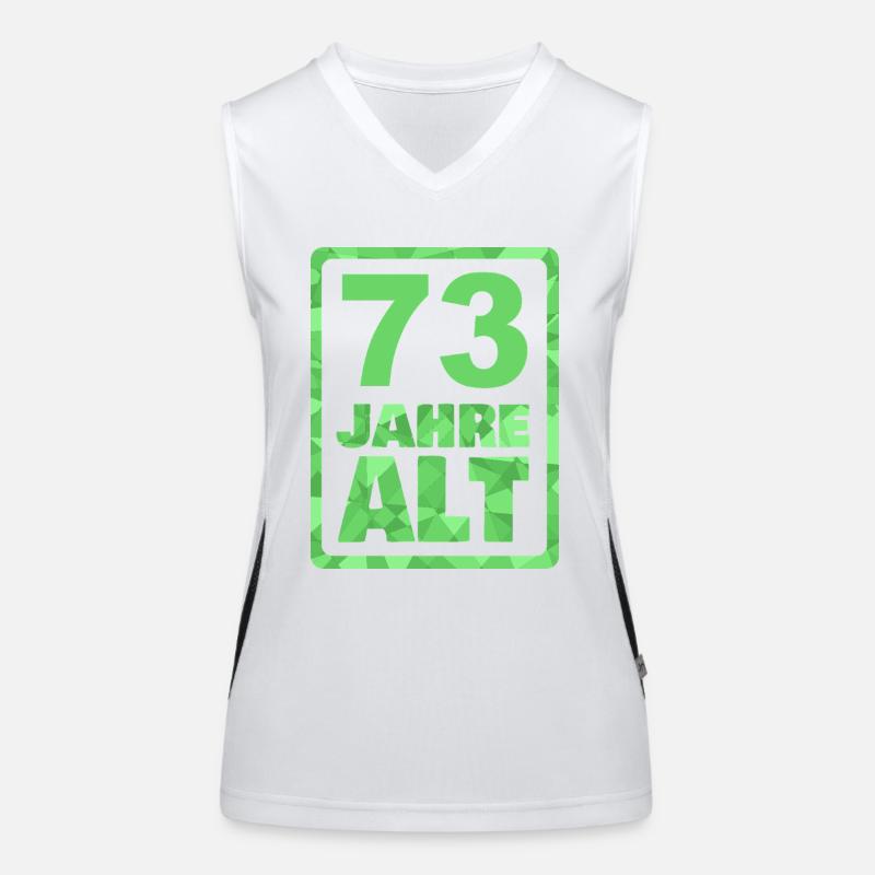 Alter 73 Funktionelles Kontrast-Tank Top für Frauen