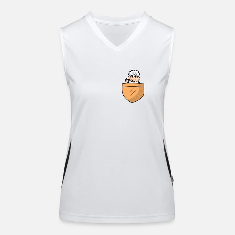 sheep Women's Functional Contrast Tank Top