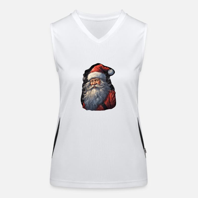 Père Noël Débardeur respirant contrasté Femme