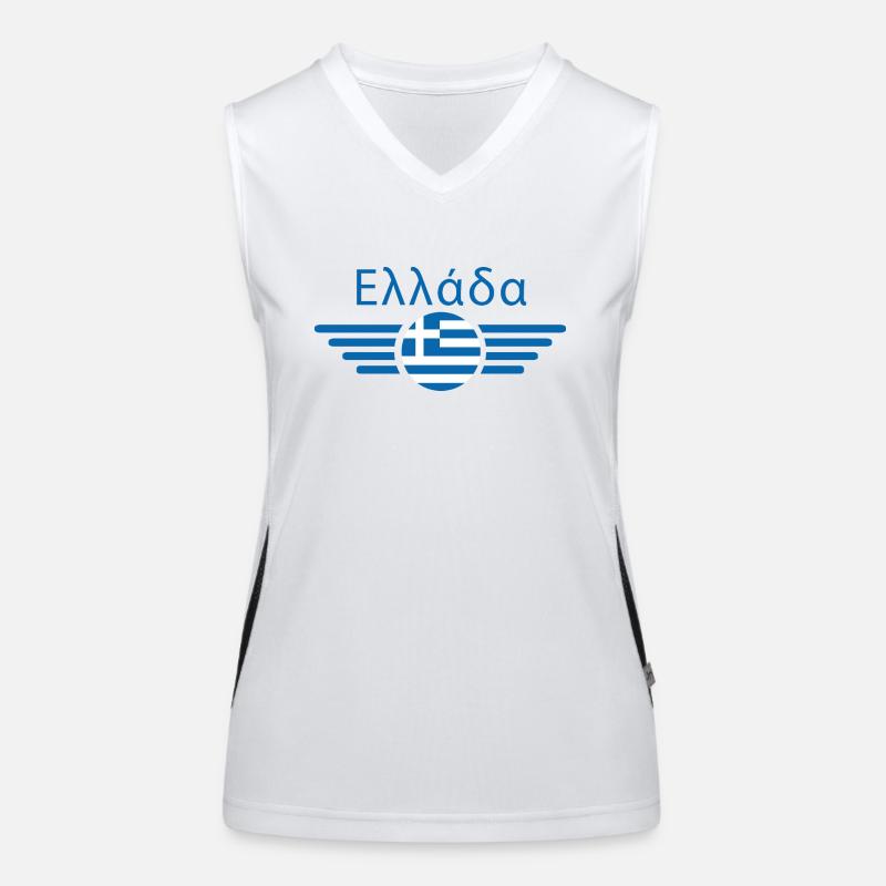 Grèce Débardeur respirant contrasté Femme