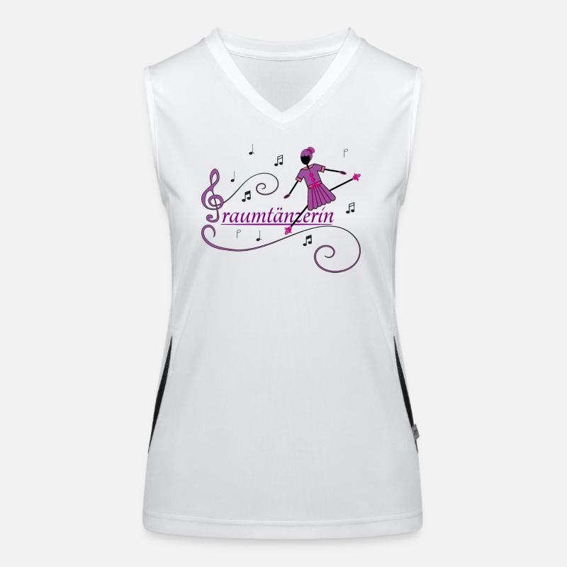Traumtänzerin Funktionelles Kontrast-Tank Top für Frauen