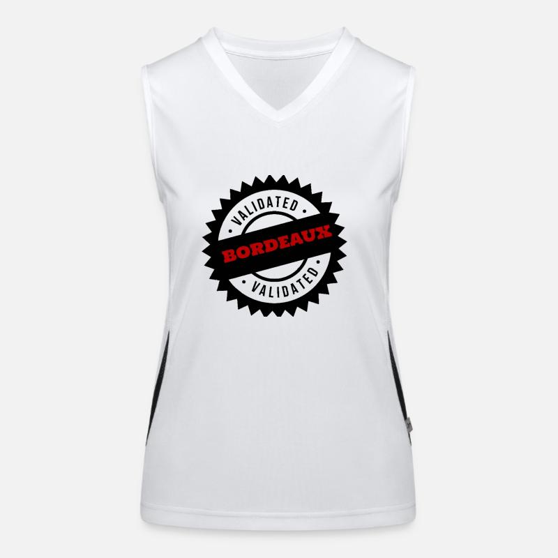 Bordeaux is validated Women's Functional Contrast Tank Top