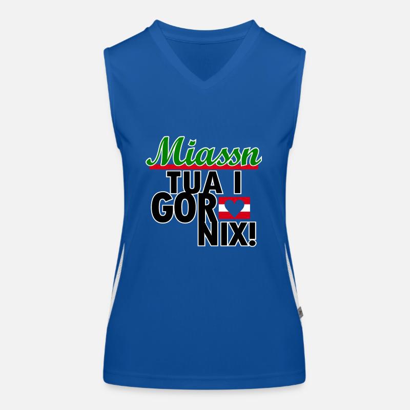 Austria Styrian dialect Women's Functional Contrast Tank Top