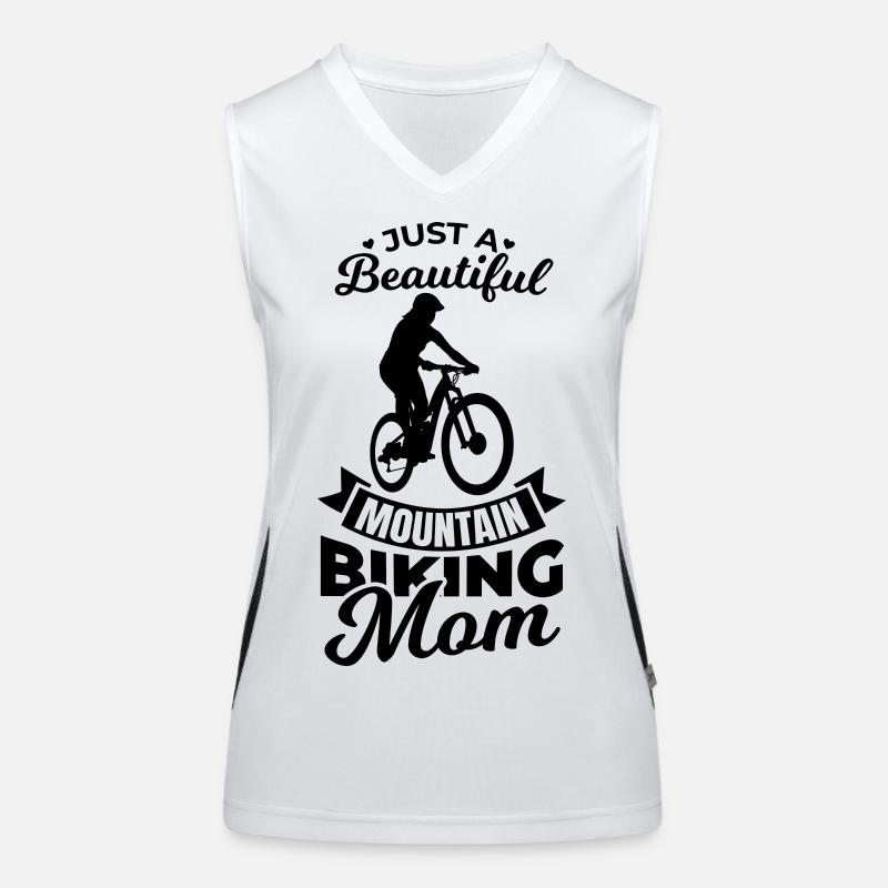 Mountainbiking Mutter Funktionelles Kontrast-Tank Top für Frauen