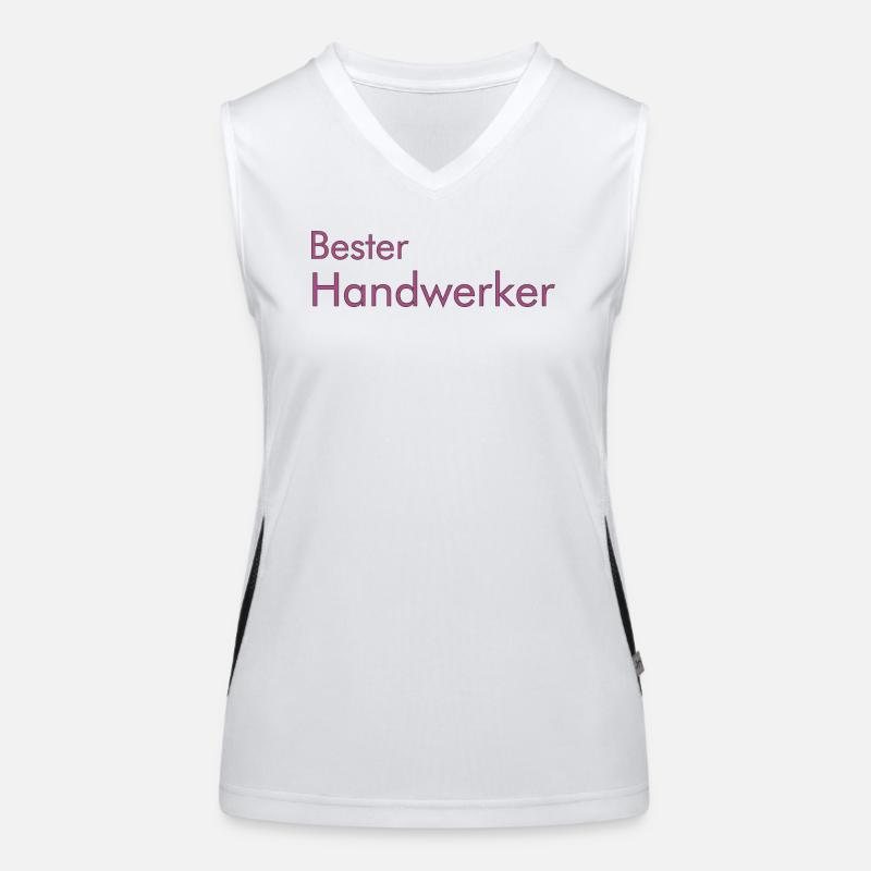 Bester Handwerker Funktionelles Kontrast-Tank Top für Frauen
