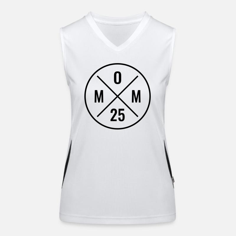 Mom 25 Baby Geburt Mutter Muttertag Mama 2025 Funktionelles Kontrast-Tank Top für Frauen