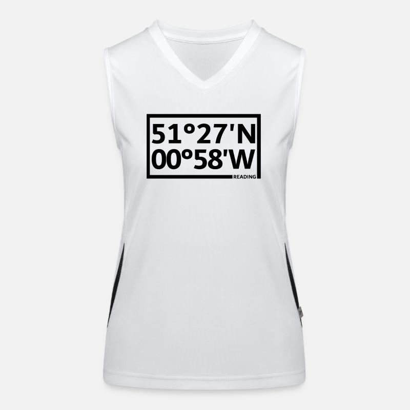 Reading Coordinates Women's Functional Contrast Tank Top