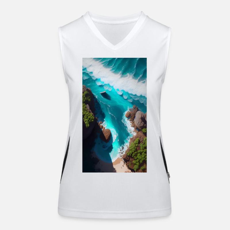 Ocean Women's Functional Contrast Tank Top