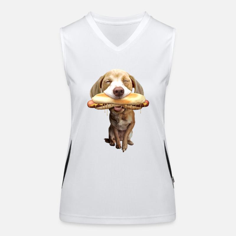 Hotdog Débardeur respirant contrasté Femme