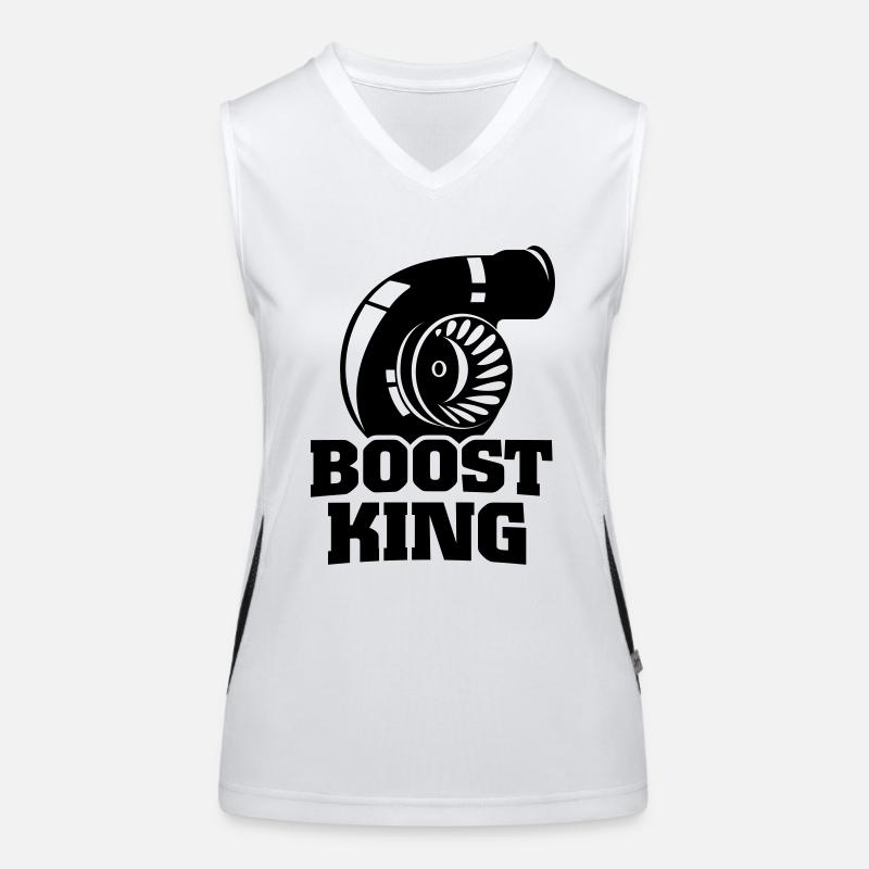 Boost King Funktionelles Kontrast-Tank Top für Frauen