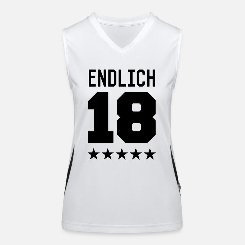 Endlich 18 Funktionelles Kontrast-Tank Top für Frauen