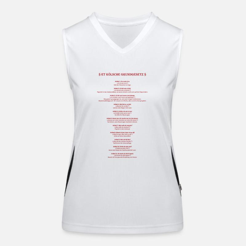 Et Kölsche Basic Law - Et Kölsche Basic Law Women's Functional Contrast Tank Top