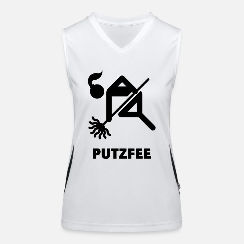 Putzfee / Putzfrau Funktionelles Kontrast-Tank Top für Frauen