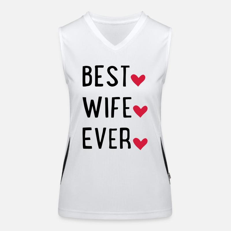 Ehefrau Funktionelles Kontrast-Tank Top für Frauen