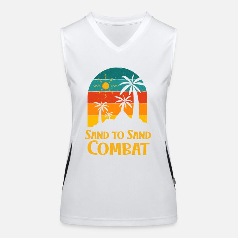 Sable à sable Combat Beach Friends Ocean Buddy Débardeur respirant contrasté Femme