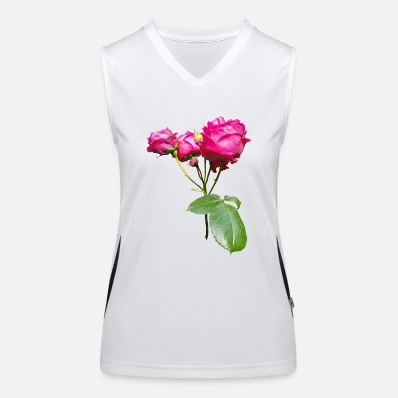 ROSENSTRAUCH Funktionelles Kontrast-Tank Top für Frauen