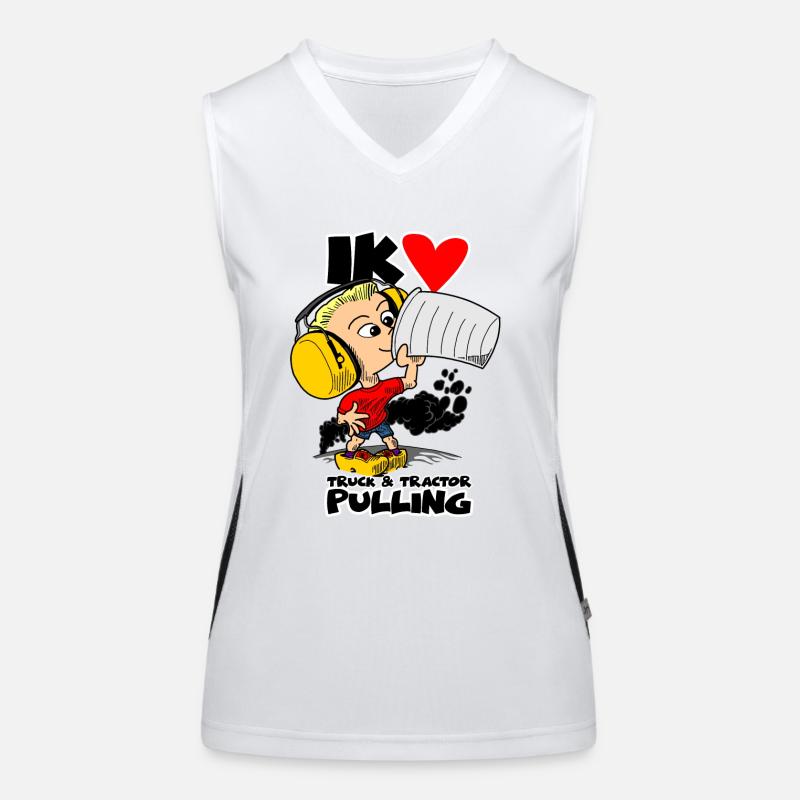 1220 TP Junge Farbe Funktionelles Kontrast-Tank Top für Frauen