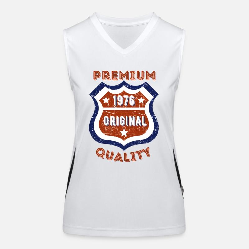 Qualité premium 1976 Débardeur respirant contrasté Femme