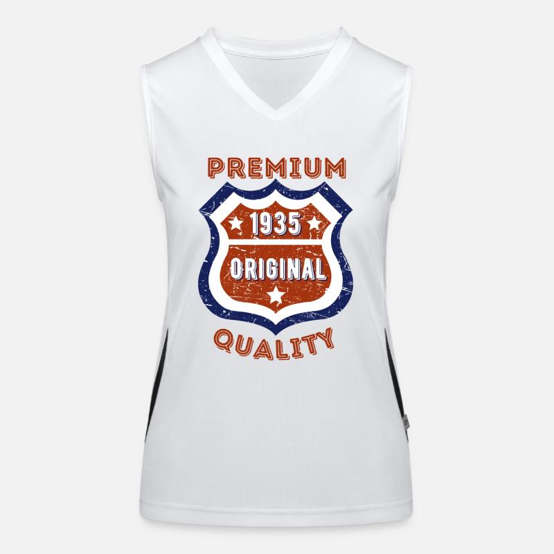 Premium-Qualität 1935 Funktionelles Kontrast-Tank Top für Frauen
