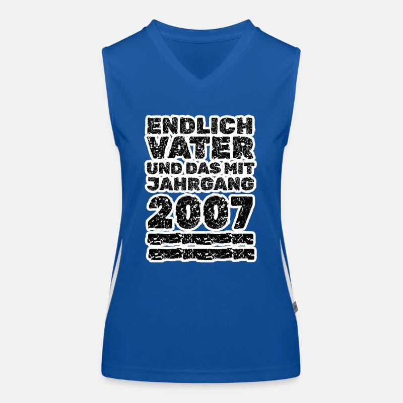 Vater 2007 Funktionelles Kontrast-Tank Top für Frauen