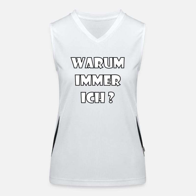 WHY ALWAYS ME? Women's Functional Contrast Tank Top