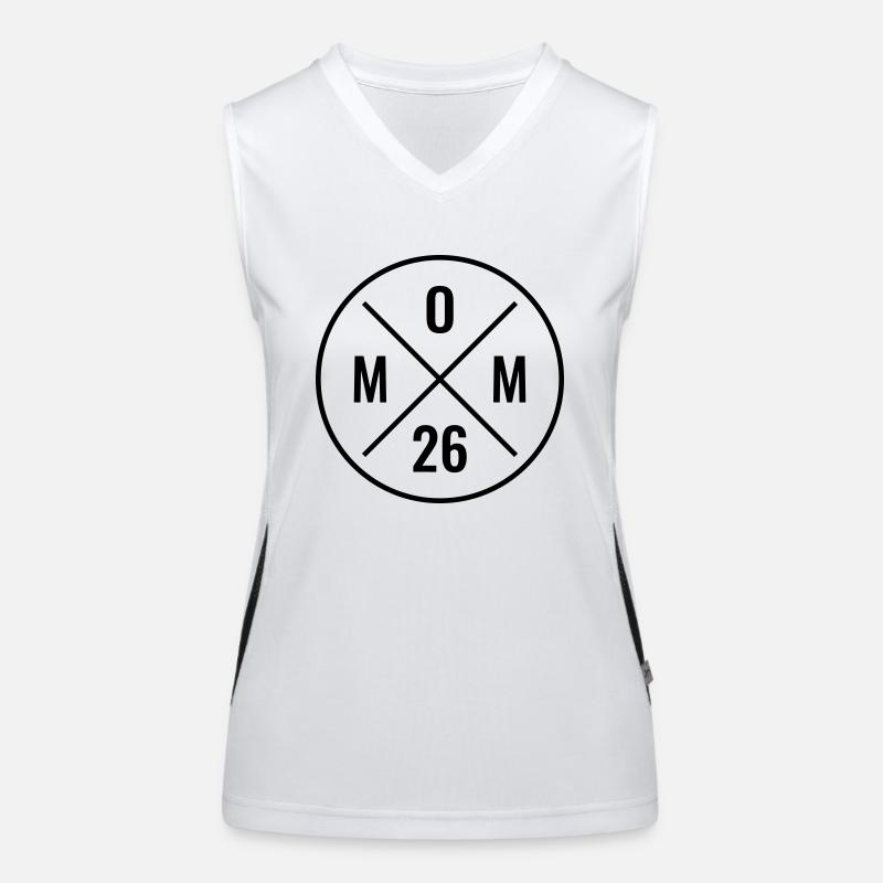 Mom 26 Baby Mutter Muttertag Geschenk Mama 2026 Funktionelles Kontrast-Tank Top für Frauen