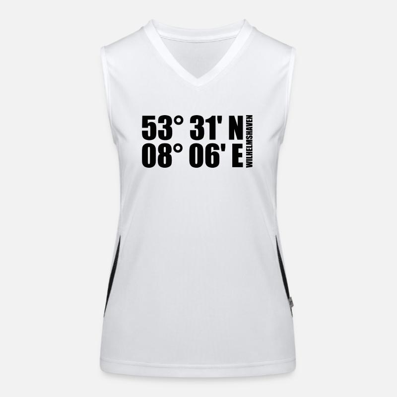 Wilhelmshaven coordinates Women's Functional Contrast Tank Top