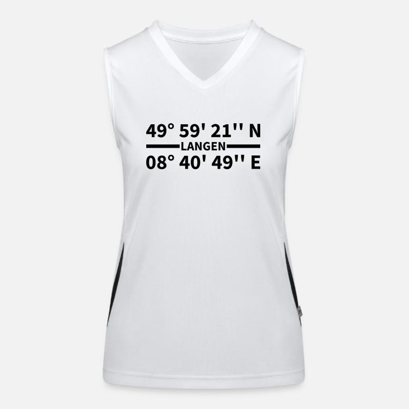 Long coordinates Women's Functional Contrast Tank Top