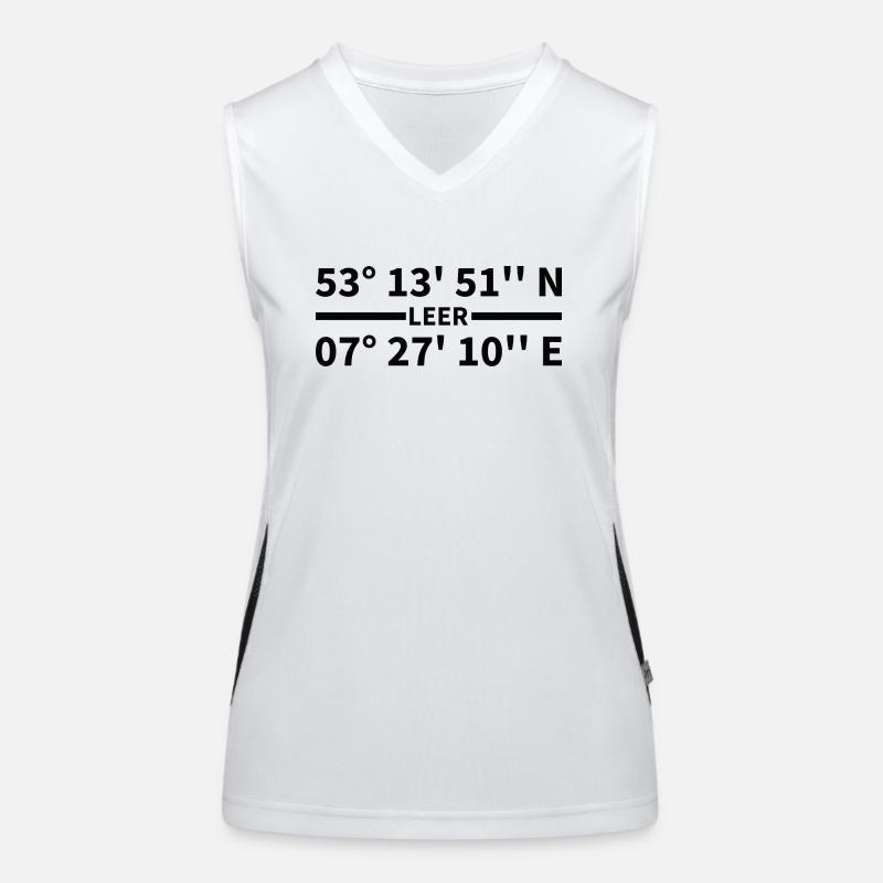 Empty coordinates Women's Functional Contrast Tank Top