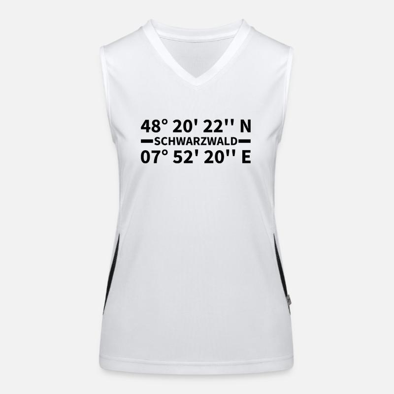 Black Forest coordinates Women's Functional Contrast Tank Top