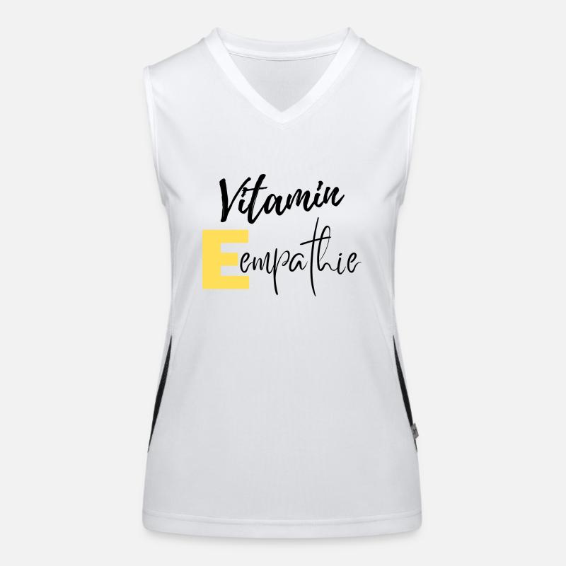 Vitamin Empathie Funktionelles Kontrast-Tank Top für Frauen