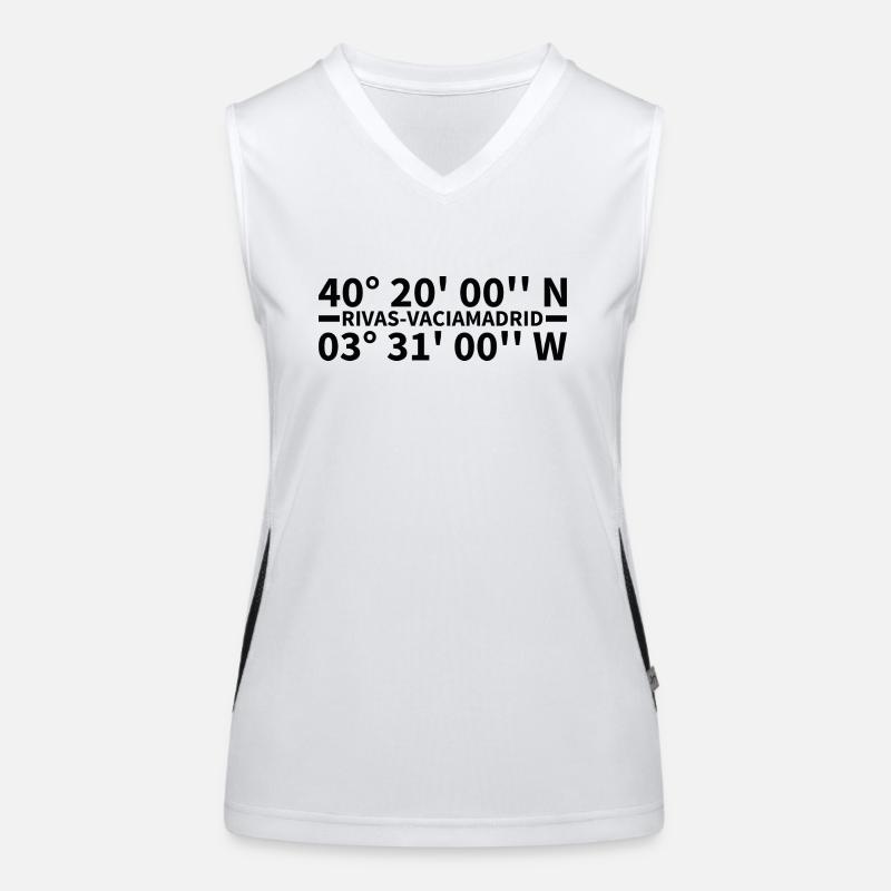 Coordonnées Rivas-Vaciamadrid Débardeur respirant contrasté Femme