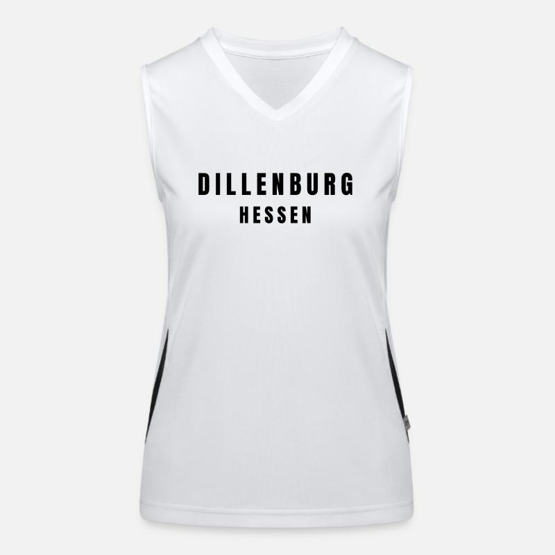Dillenburg, Hesse Débardeur respirant contrasté Femme