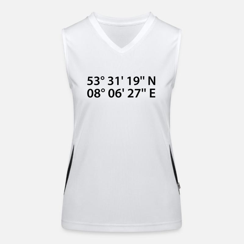 Wilhelmshaven coordinates Women's Functional Contrast Tank Top