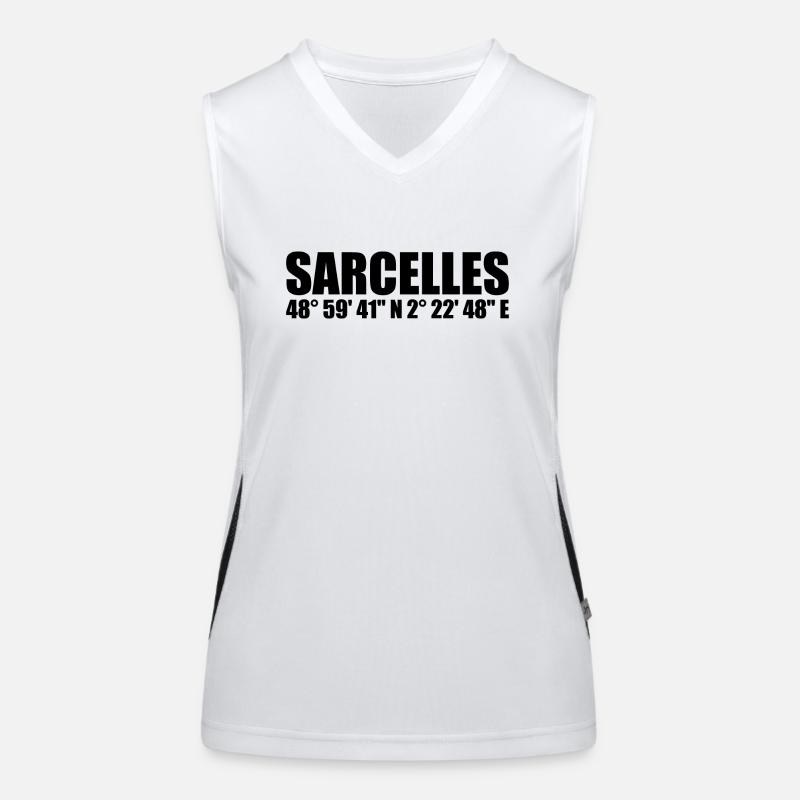 Coordonnées de Sarcelles Débardeur respirant contrasté Femme