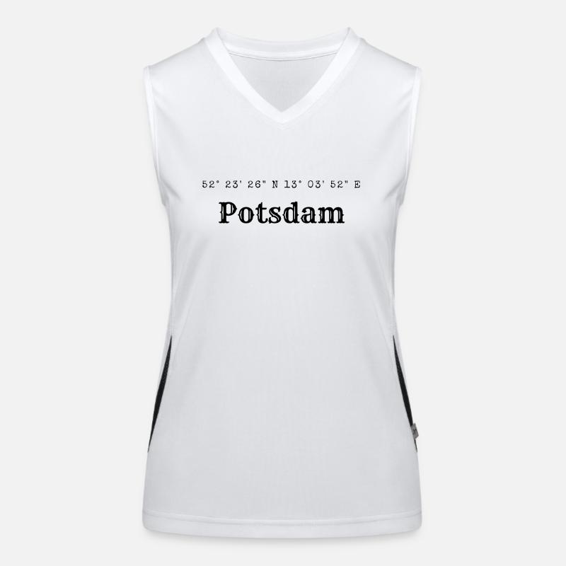 Coordonnées de Potsdam Débardeur respirant contrasté Femme