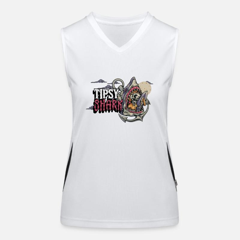 Requin Tipsy Débardeur respirant contrasté Femme