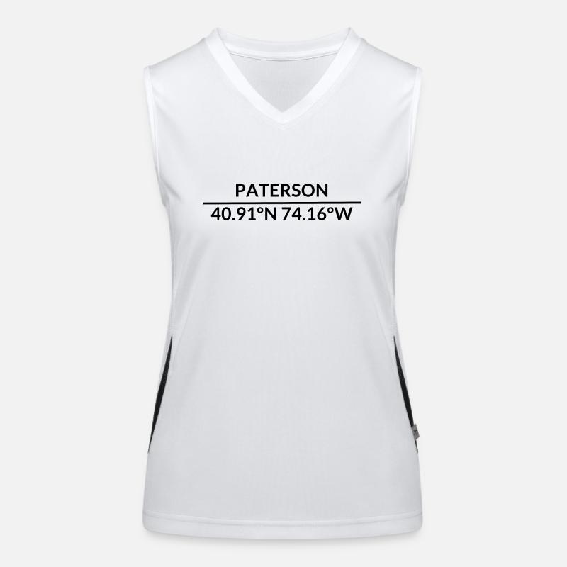Paterson New Jersey USA Coordinates Women's Functional Contrast Tank Top