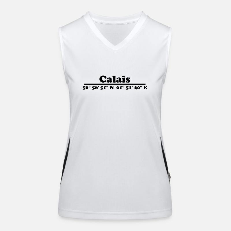 Coordonnées de Calais Débardeur respirant contrasté Femme