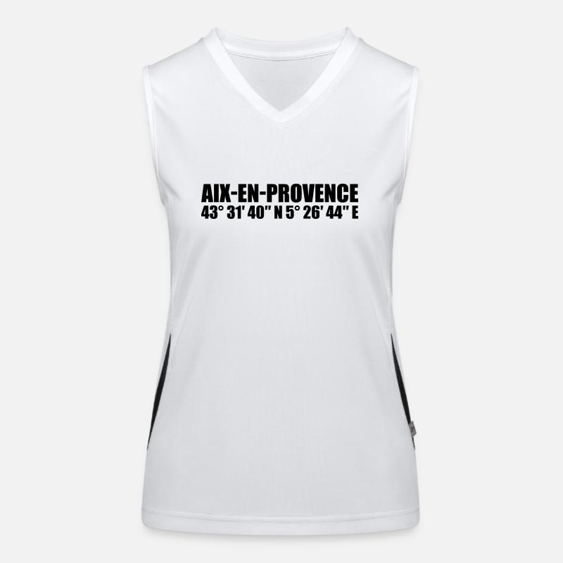 Aix-en-Provence coordinates Women's Functional Contrast Tank Top