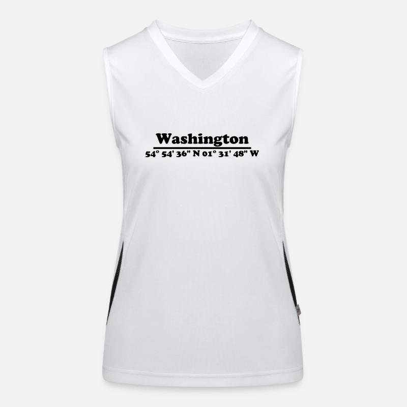 Washington Coordinates Women's Functional Contrast Tank Top