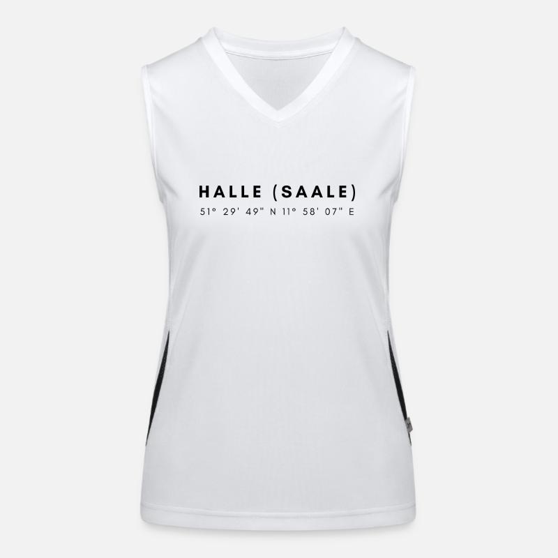 Halle (Saale) coordinates Women's Functional Contrast Tank Top