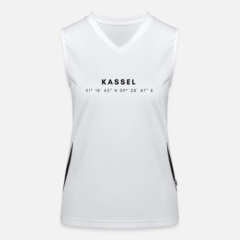 Coordonnées de Kassel Débardeur respirant contrasté Femme