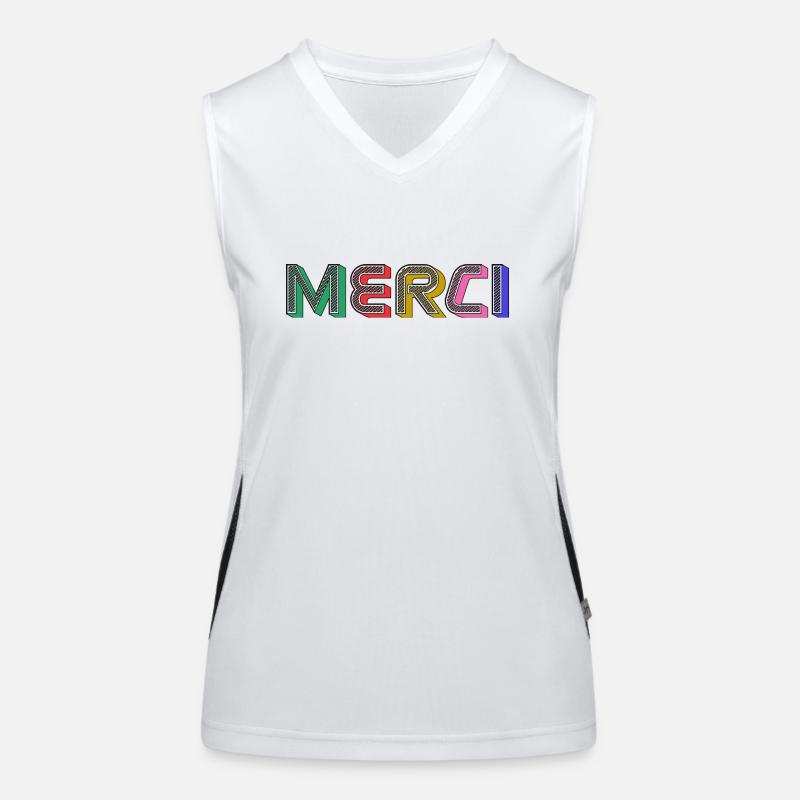 Vielen Dank Funktionelles Kontrast-Tank Top für Frauen