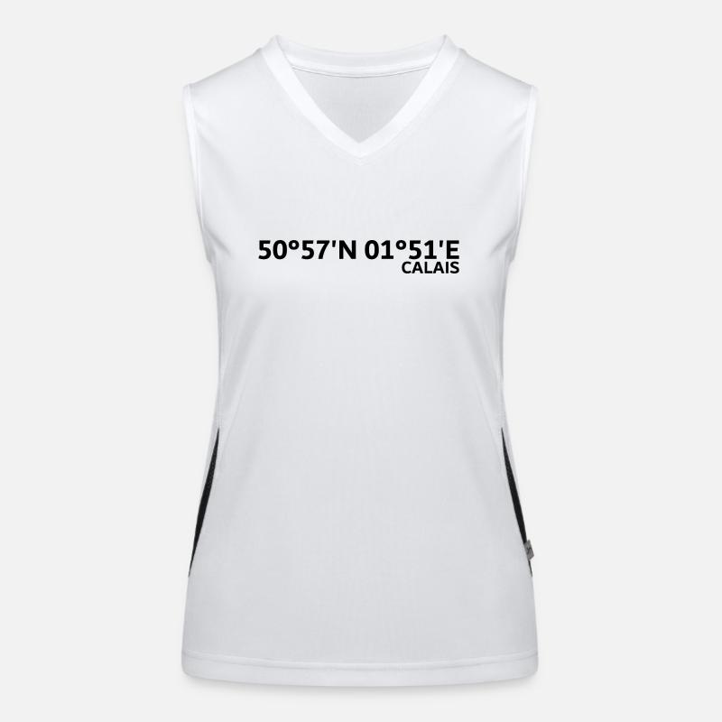 Coordonnées de Calais Débardeur respirant contrasté Femme